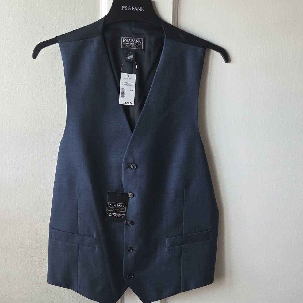 Jos. A. Bank Navy Suit Vest